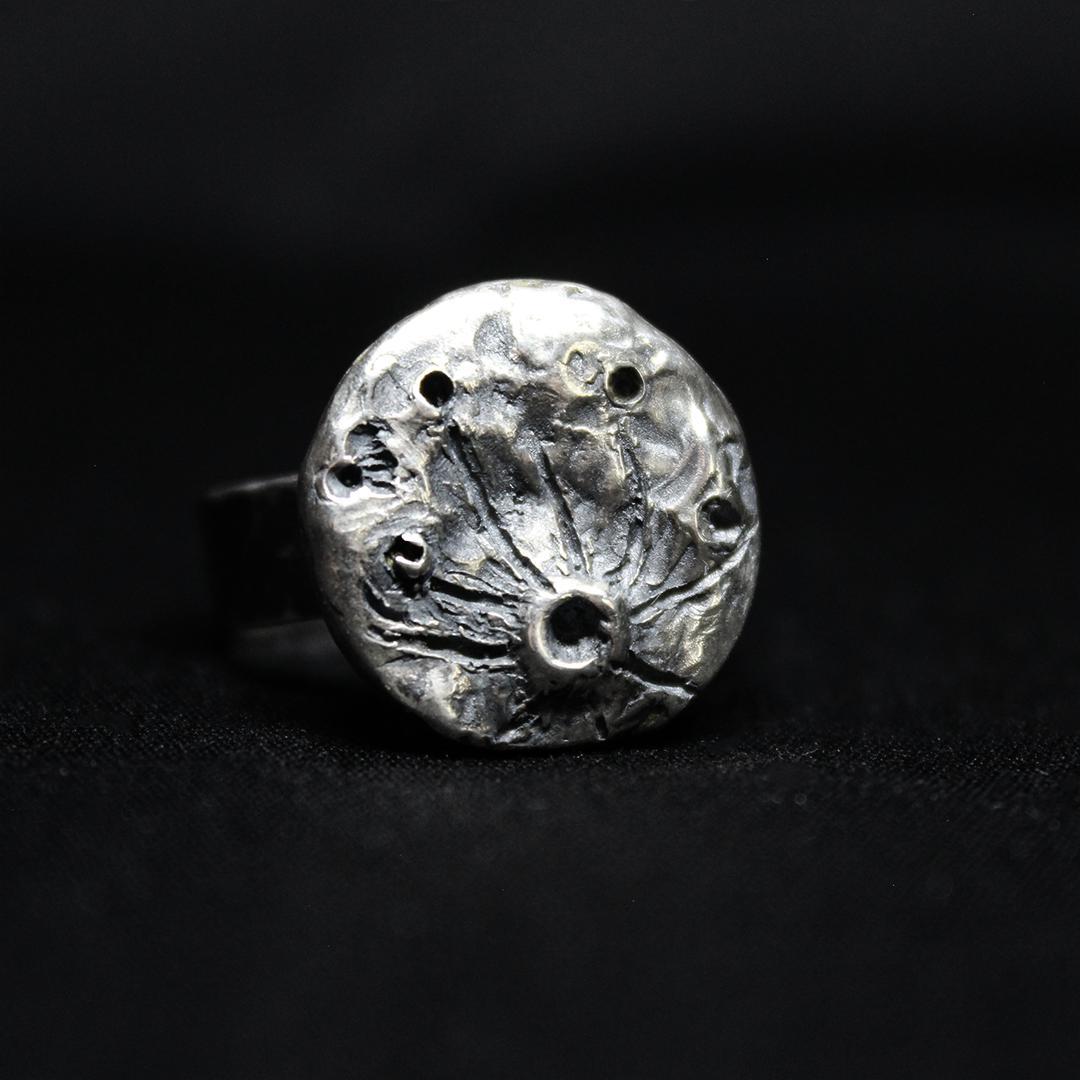 Anillo Luna cráter - Hekau Jewelry