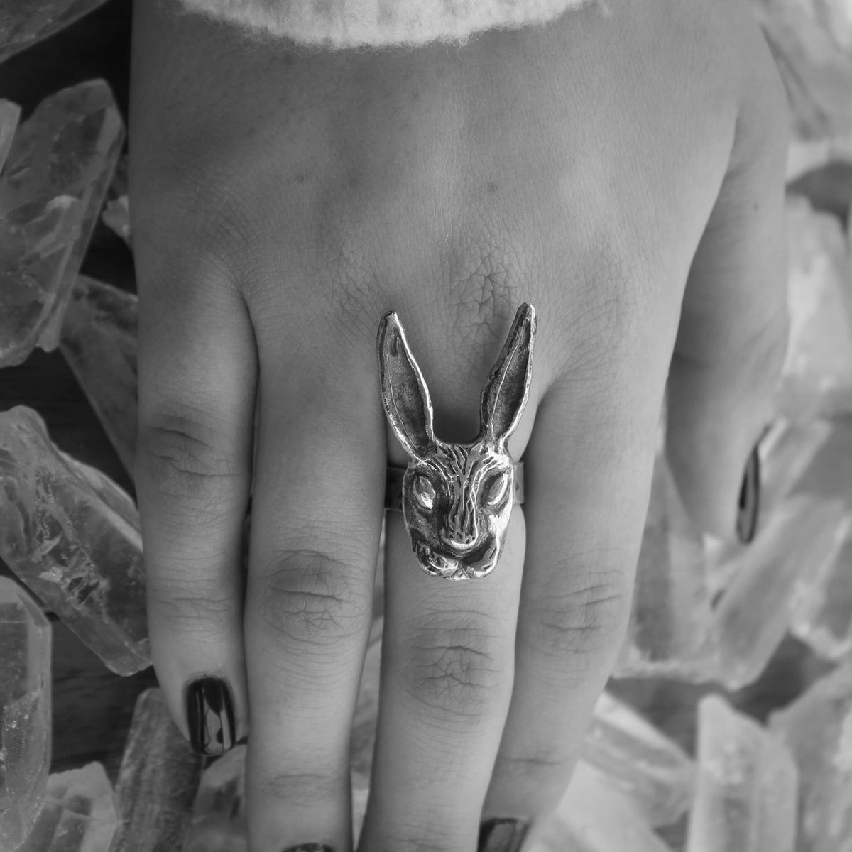 Anillo Cabeza de Conejo - Hekau Jewelry
