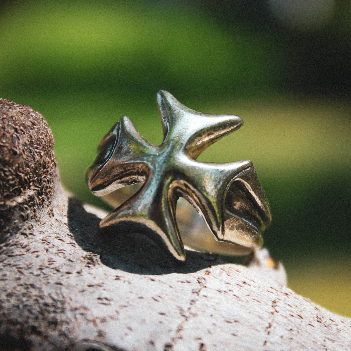 Anillo Cruz Templaria - Hekau Jewelry