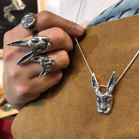 Anillo Cabeza de Conejo - Hekau Jewelry