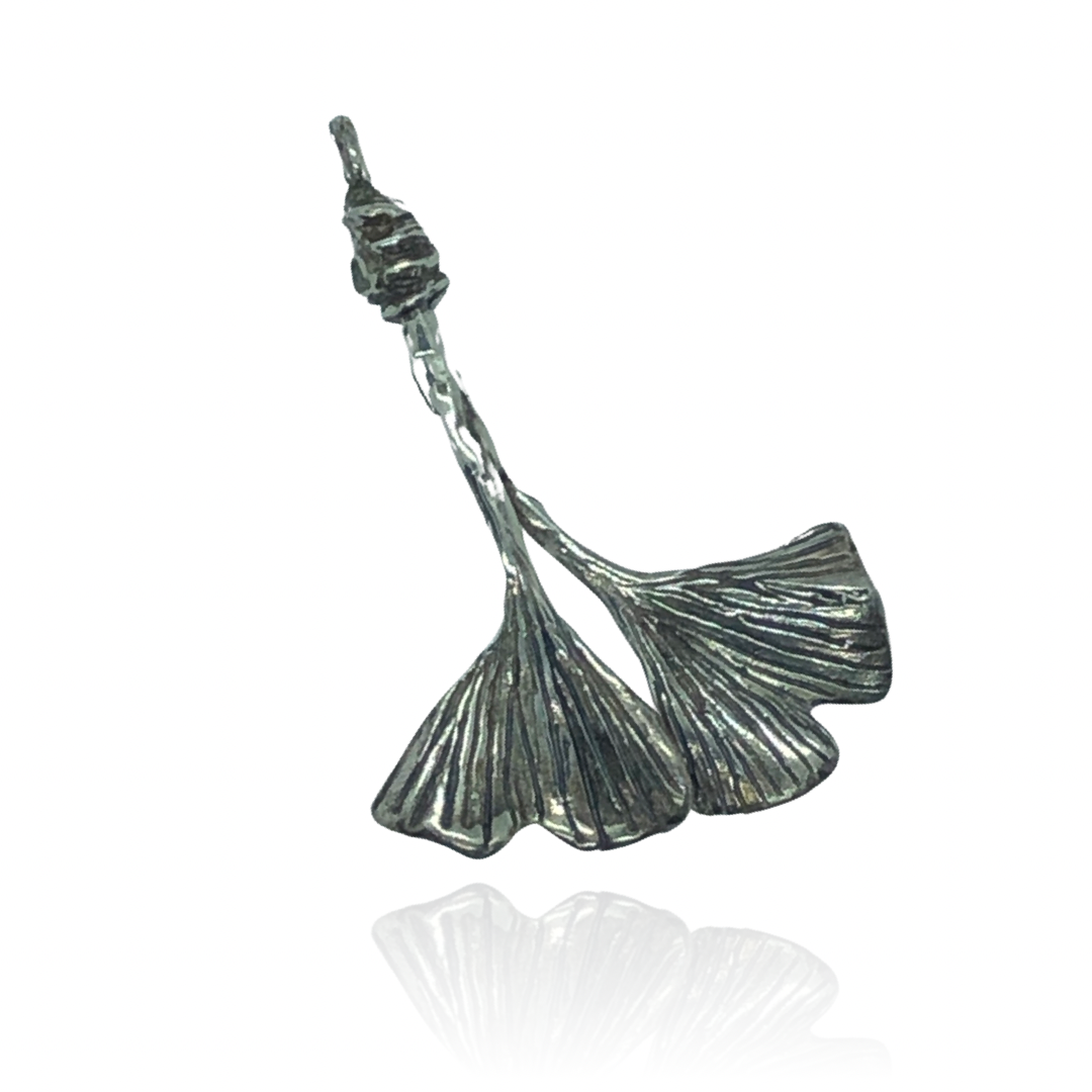Dije Gingko Doble - Hekau Jewelry