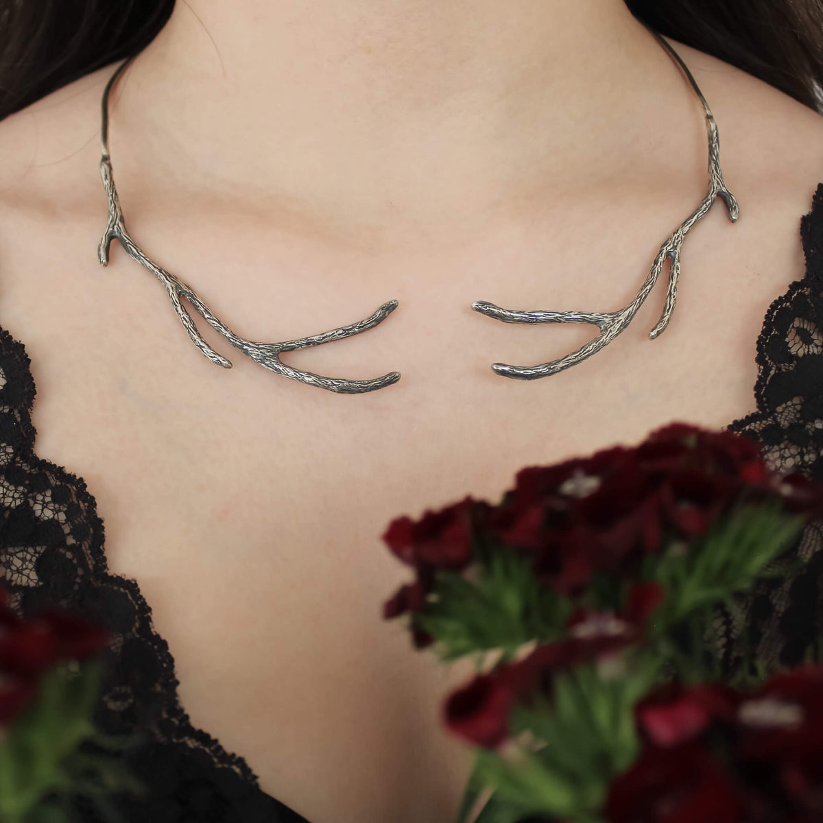 Collar Cuernos / Astas de Ciervo - Hekau Jewelry