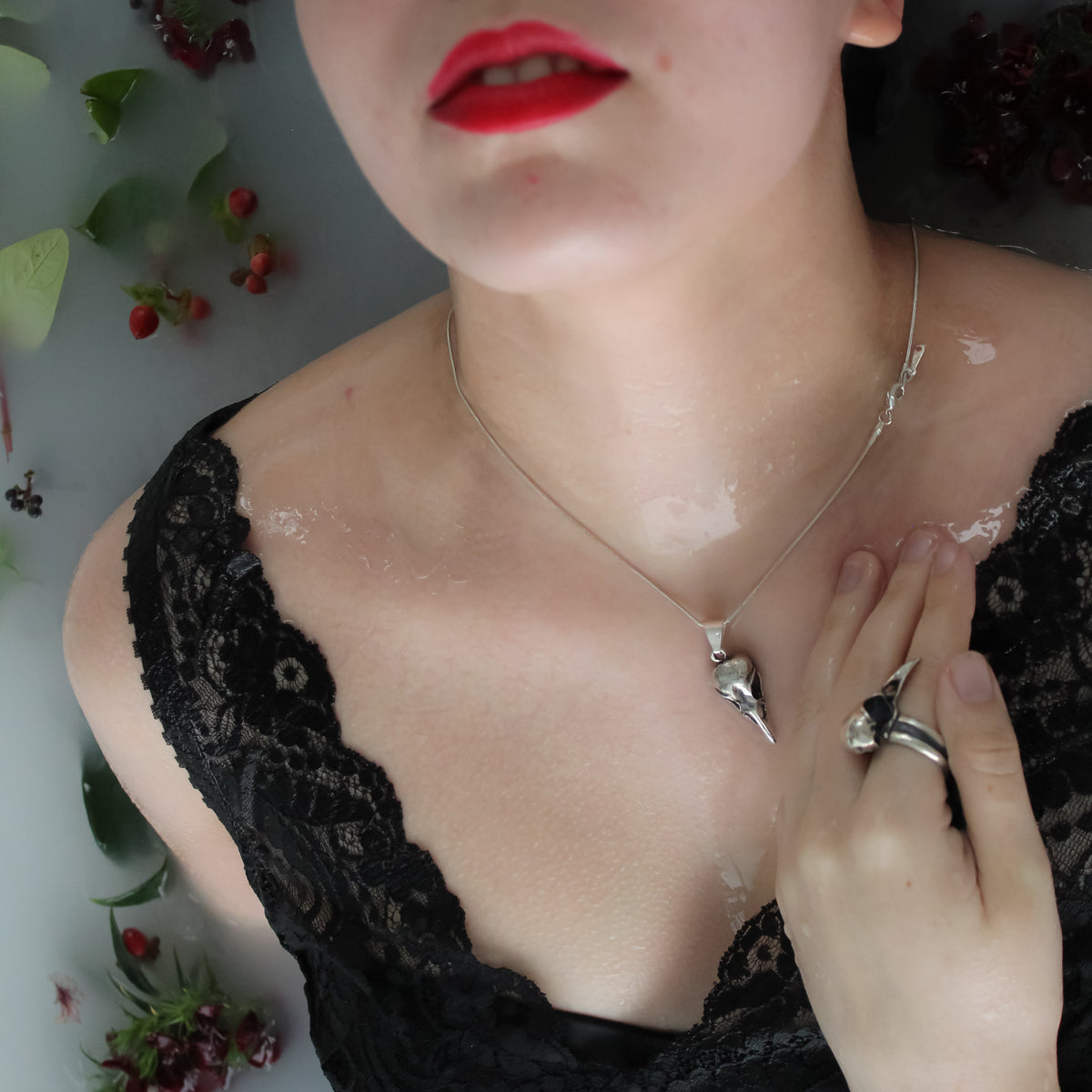 Dije Cráneo Cuervo - Hekau Jewelry