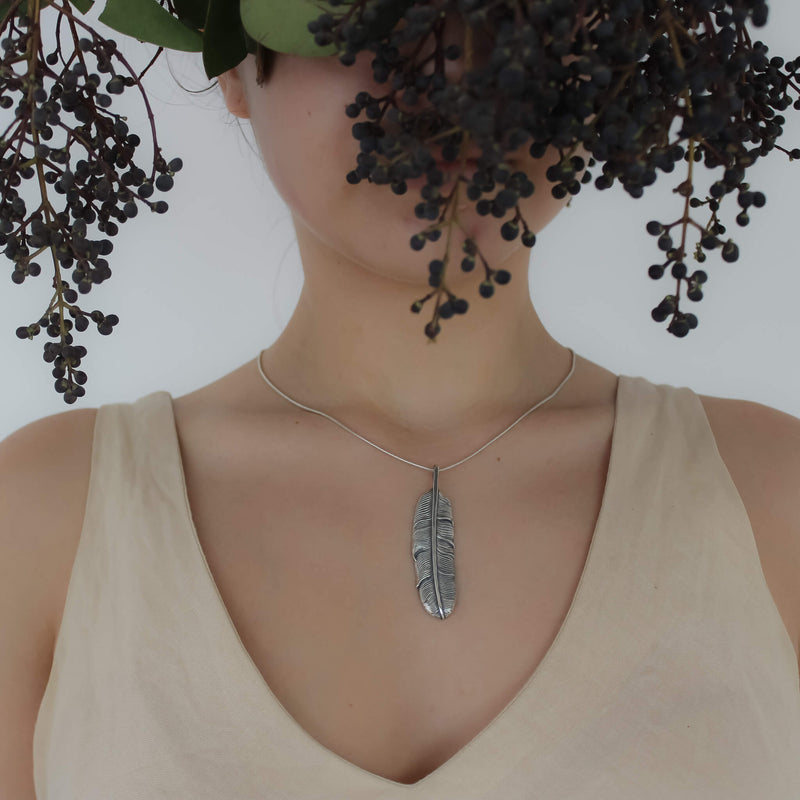 Dije Pluma - Hekau Jewelry